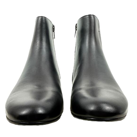 NEW Michael Kors Mira flat bootie leather logo brown padlock size 6M - Picture 3 of 5